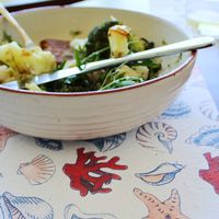 Growing Paper Fish & Shell Place Mats